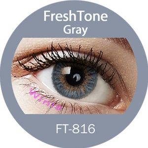 Gray soft color lens